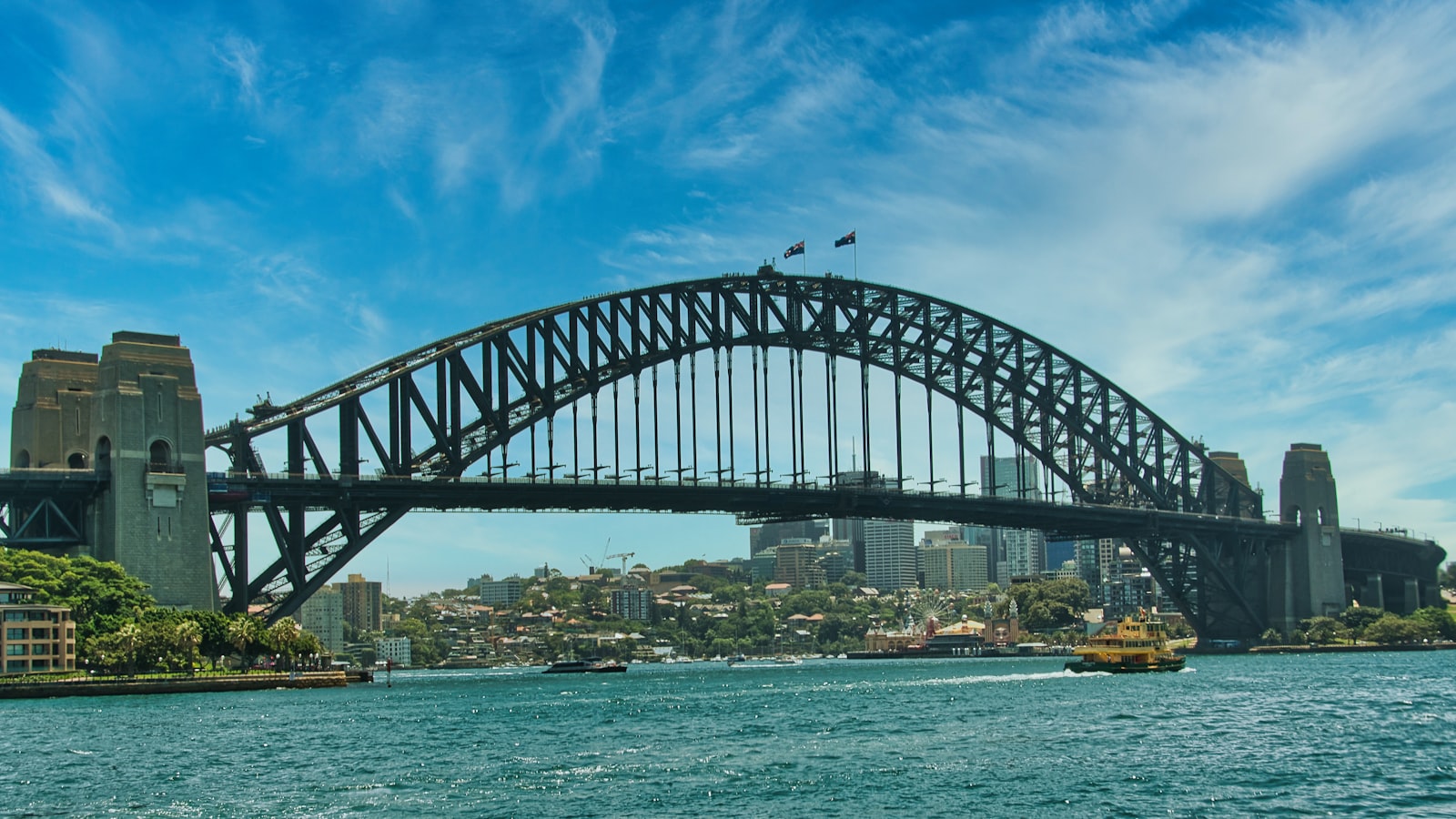 Sydney Harbour Bridge viewed from the Opera House